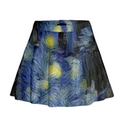 Van Gogh Inspired Mini Flare Skirt by NouveauDesign