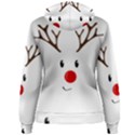 Cute reindeer  Women s Pullover Hoodie View2