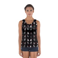 Ginger Cookies Christmas Pattern Sport Tank Top 