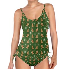 Ginger Cookies Christmas Pattern Tankini Set by Valentinaart