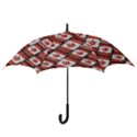 Canadian Flag Motif Pattern Hook Handle Umbrellas (Small) View3