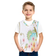 Wreaths Sexy Flower Star Leaf Rose Sunflower Bird Summer Kids  Sportswear by Mariart