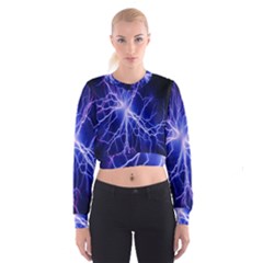 Blue Sky Light Space Cropped Sweatshirt