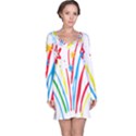 Fireworks Rainbow Flower Long Sleeve Nightdress View1