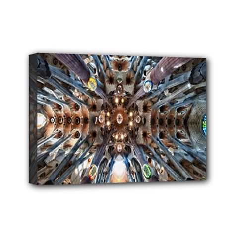 Iron Glass Space Light Mini Canvas 7  X 5  by Mariart