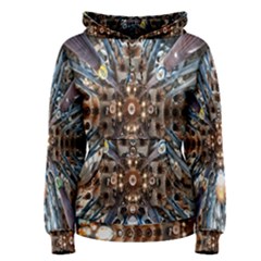 Iron Glass Space Light Women s Pullover Hoodie by Mariart