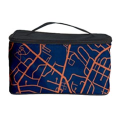 Virginia Map Art City Cosmetic Storage Case