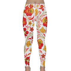 Wreaths Flower Floral Sexy Red Sunflower Star Rose Classic Yoga Leggings