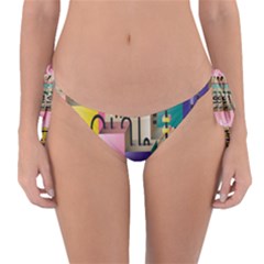 Magazine Balance Plaid Rainbow Reversible Bikini Bottom