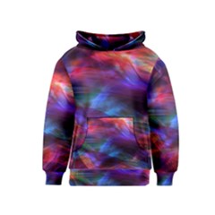Abstract Shiny Night Lights 7 Kids  Pullover Hoodie