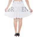 I am OK - Broken Velvet High Waist Skirt View2