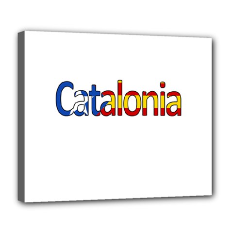 Catalonia Deluxe Canvas 24  X 20   by Valentinaart