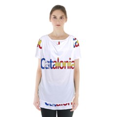 Catalonia Skirt Hem Sports Top by Valentinaart