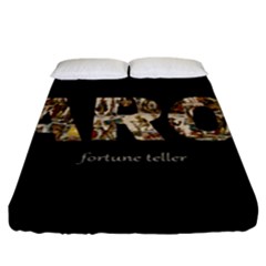 Tarot Fortune Teller Fitted Sheet (king Size) by Valentinaart