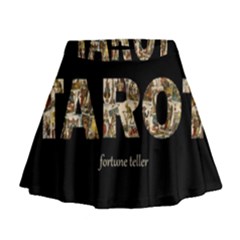 Tarot Fortune Teller Mini Flare Skirt by Valentinaart