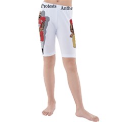 National Anthem Protest Kids  Mid Length Swim Shorts by Valentinaart