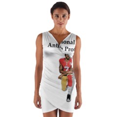 National Anthem Protest Wrap Front Bodycon Dress by Valentinaart