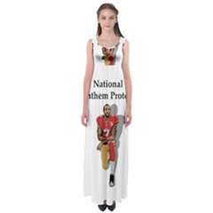 National Anthem Protest Empire Waist Maxi Dress by Valentinaart