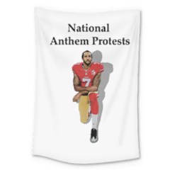 National Anthem Protest Large Tapestry by Valentinaart