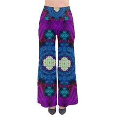 Sunshine Mandala And Fantasy Snow Floral Pants by pepitasart