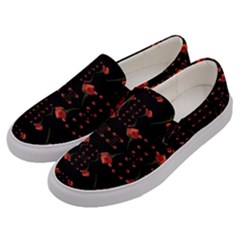 Roses From The Fantasy Garden Men s Canvas Slip Ons by pepitasart