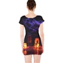 Awaiting Halloween Night Short Sleeve Bodycon Dress View2