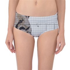 Dali s Heart Beat Mid-waist Bikini Bottoms