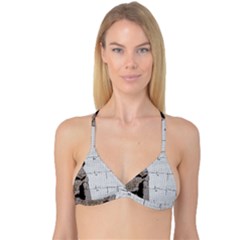 Dali s Heart Beat Reversible Tri Bikini Top