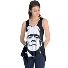 Frankenstein s Monster Halloween Sleeveless Tunic by Valentinaart