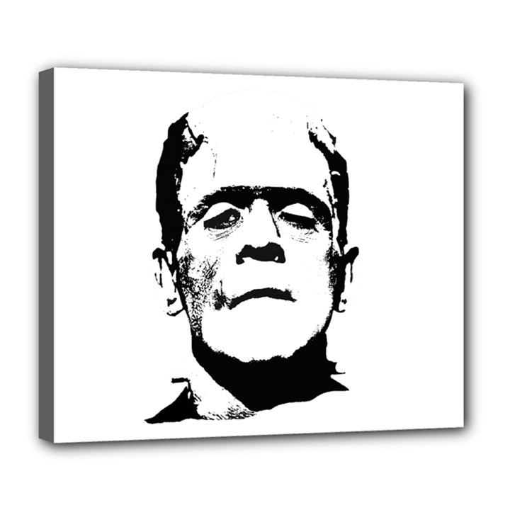 Frankenstein s monster Halloween Deluxe Canvas 24  x 20  