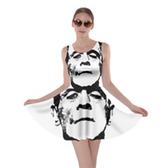 Frankenstein s Monster Halloween Skater Dress by Valentinaart