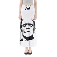 Frankenstein s Monster Halloween Full Length Maxi Skirt by Valentinaart