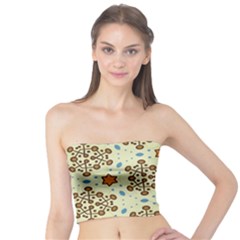 Stars And Other Shapes Pattern                          Women s Tube Top by LalyLauraFLM