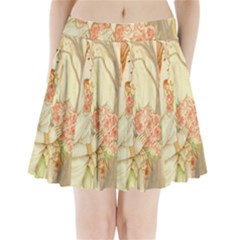 Beautiful Art Nouveau lady Pleated Mini Skirt