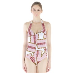 Iced Vovo Halter Swimsuit by definatalie