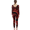 Chinese Lantern Festival For A Red Fractal Octopus Long Sleeve Catsuit View2