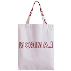 Normal Zipper Classic Tote Bag