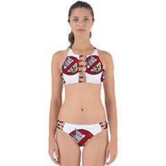 No Nuclear Weapons Perfectly Cut Out Bikini Set