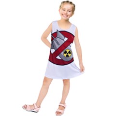 No Nuclear Weapons Kids  Tunic Dress by Valentinaart