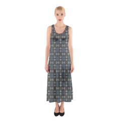 Earth Tiles Sleeveless Maxi Dress by KirstenStar