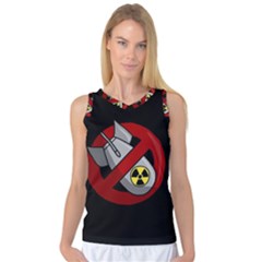 No Nuclear Weapons Women s Basketball Tank Top by Valentinaart