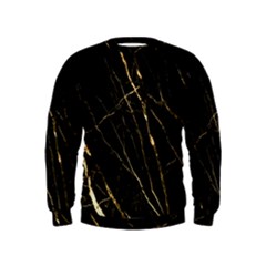 Black Marble Kids  Sweatshirt by NouveauDesign