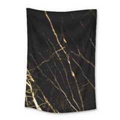 Black Marble Small Tapestry by NouveauDesign