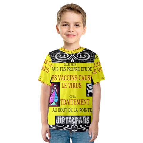 Vaccine  Story Mrtacpans Kids  Sport Mesh Tee by MRTACPANS