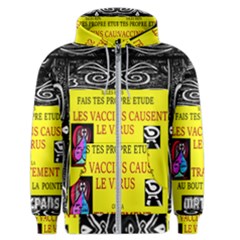 Vaccine  Story Mrtacpans Men s Zipper Hoodie by MRTACPANS