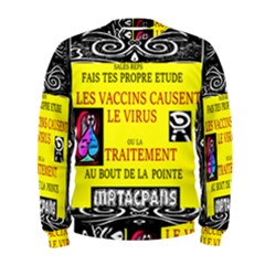Vaccine  Story Mrtacpans Men s Sweatshirt by MRTACPANS
