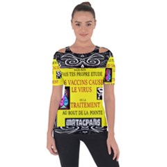 Vaccine  Story Mrtacpans Short Sleeve Top by MRTACPANS