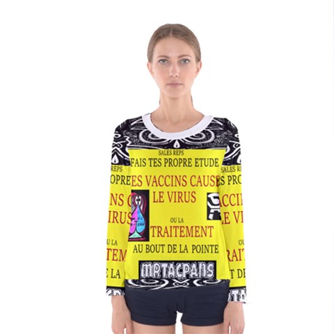 Vaccine  Story Mrtacpans Women s Long Sleeve Tee by MRTACPANS