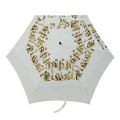Happy Diwali Gold Golden Stars Star Festival Of Lights Deepavali Typography Mini Folding Umbrellas by yoursparklingshop