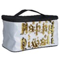 Happy Diwali Gold Golden Stars Star Festival Of Lights Deepavali Typography Cosmetic Storage Case View2